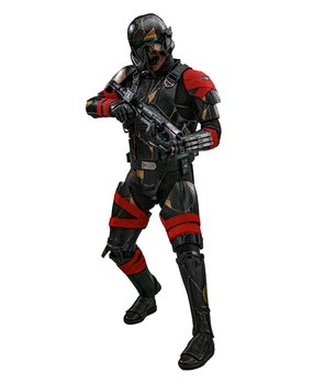 Hot Toys Star Wars: Ahsoka  Action Figure 1/6 Death Trooper Hot Toys Exclusive 31 cm