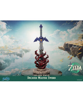 First 4 Figures The Legend of Zelda: Tears of the Kingdom Life Size Statue 1/1 Decayed Master Sword 28 cm