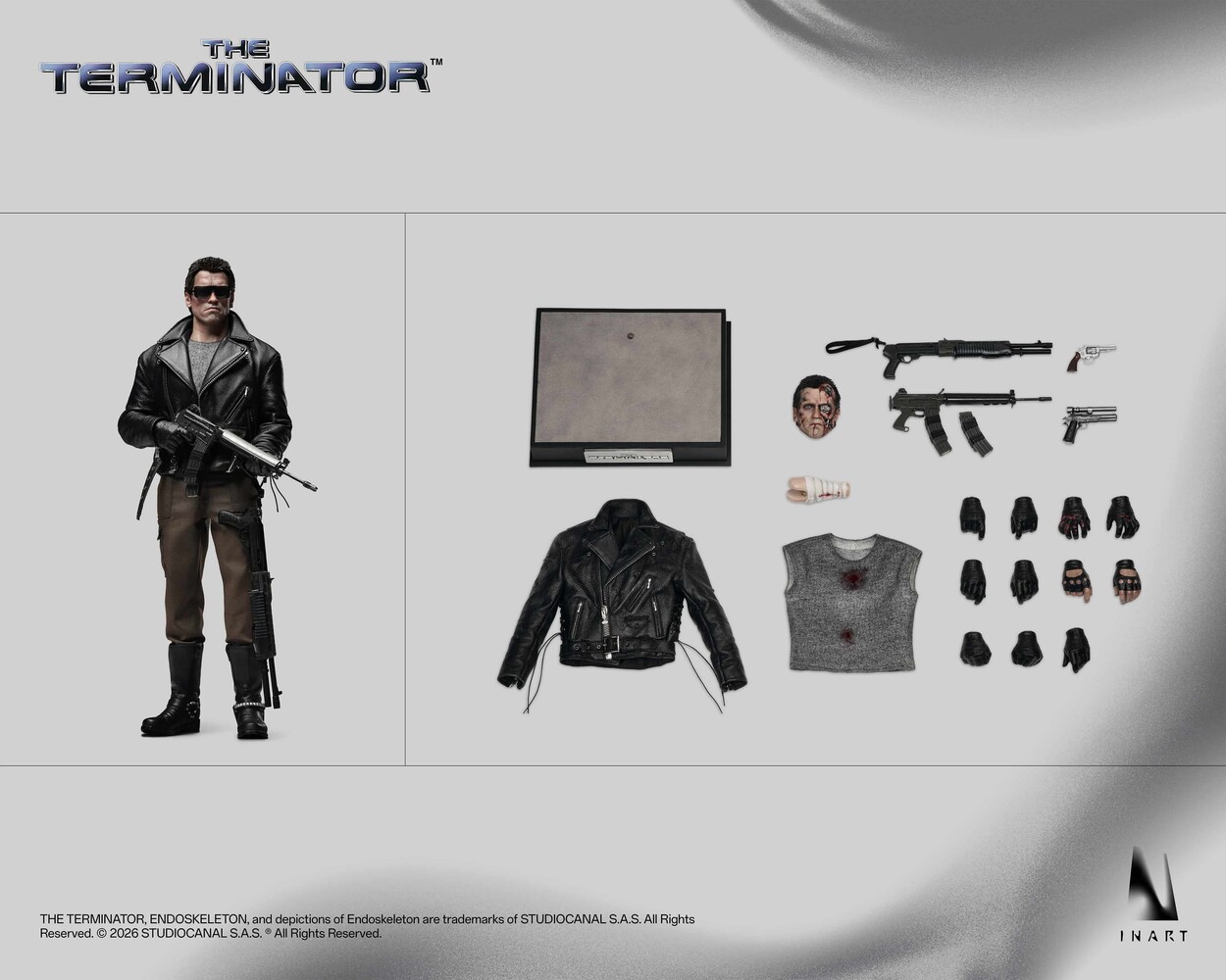 Inart The Terminator Action Figure 1/6 T-800 Inart The Terminator Action Figure 1/6 T-800