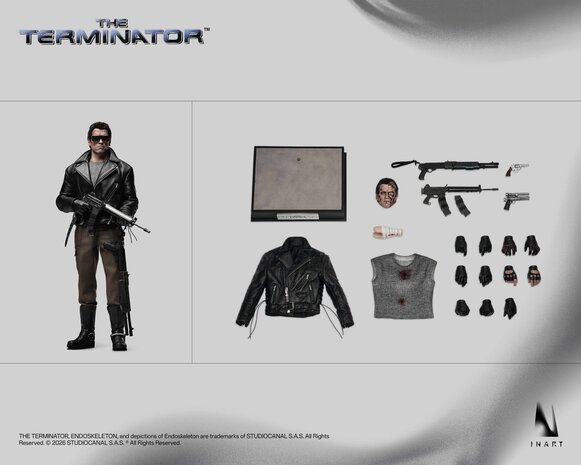 Inart The Terminator Action Figure 1/6 T-800 Inart The Terminator Action Figure 1/6 T-800
