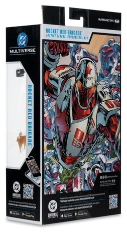 McFarlane Toys Justice League: Generation Lost DC Multiverse Action Figure Rocket Red Brigade 18 cm