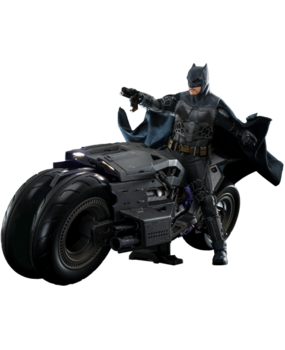 Hot Toys The Flash Movie Masterpiece Action Figure wih Vehicle 1/6 Batman & Batcycle Set 30 cm Hot Toys The Flash Movie Masterpiece Action Figure wih Vehicle 1/6 Batman & Batcycle Set 30 cm