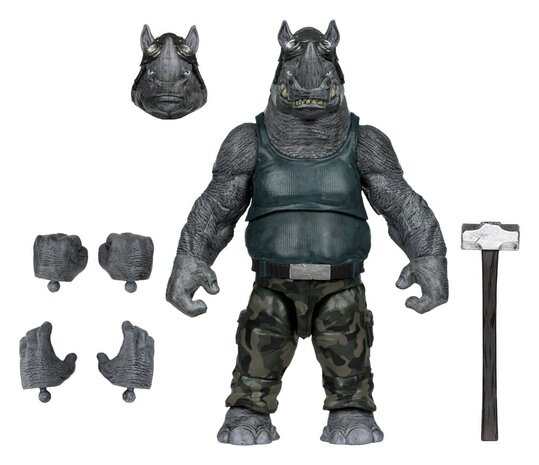 McFarlane Toys Teenage Mutant Ninja Turtles Page Punchers Action Figure Rocksteady 17 cm