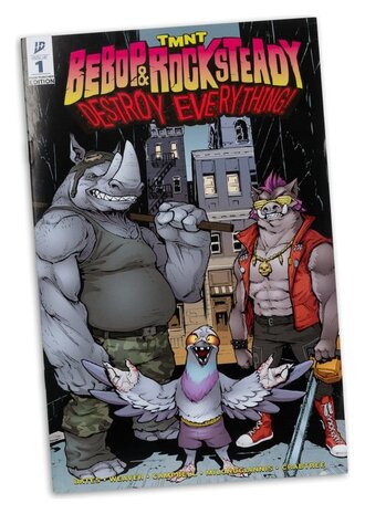 McFarlane Toys Teenage Mutant Ninja Turtles Page Punchers Action Figure Rocksteady 17 cm