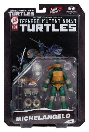 McFarlane Toys Teenage Mutant Ninja Turtles Page Punchers Action Figure Michelangelo 13 cm