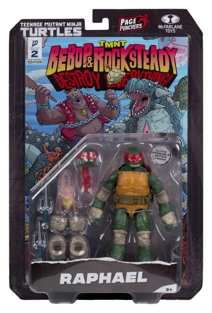 McFarlane Toys Teenage Mutant Ninja Turtles Page Punchers Action Figure Raphael 13 cm
