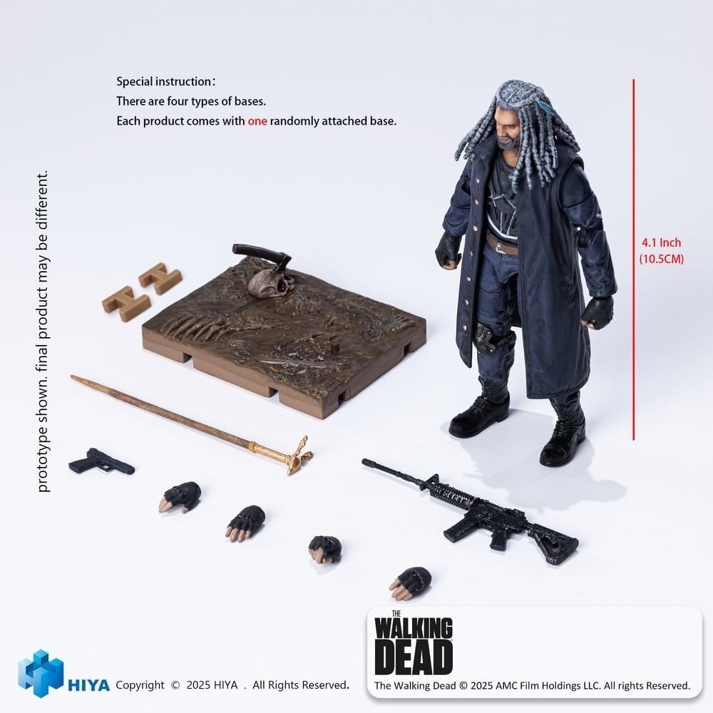 Hiya Toys The Walking Dead Exquisite Mini Series Action Figure 1/18 Ezekiel 11 cm Hiya Toys The Walking Dead Exquisite Mini Series Action Figure 1/18 Ezekiel 11 cm