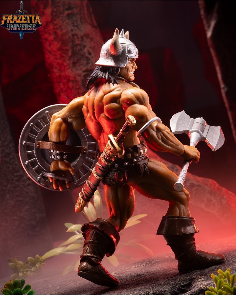 ICON Collectibles Frazetta Universe Retro Action Figure Conan the Barbarian 14 cm