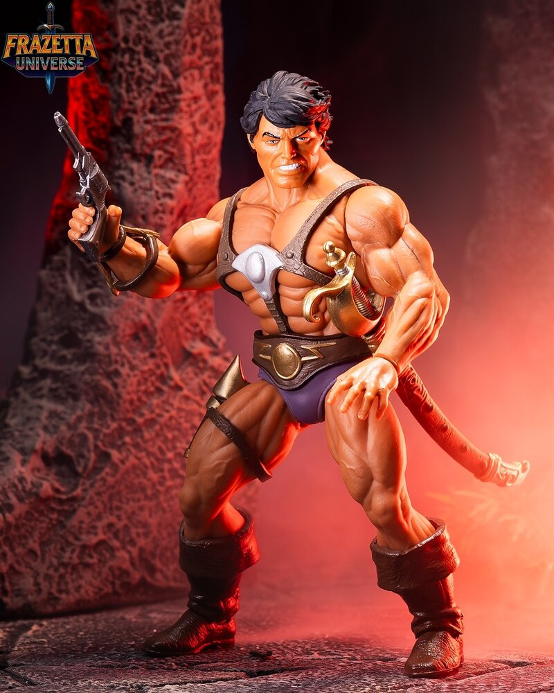 ICON Collectibles Frazetta Universe Retro Action Figure John Carter of Mars 14 cm