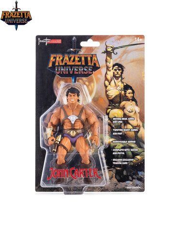 ICON Collectibles Frazetta Universe Retro Action Figure John Carter of Mars 14 cm