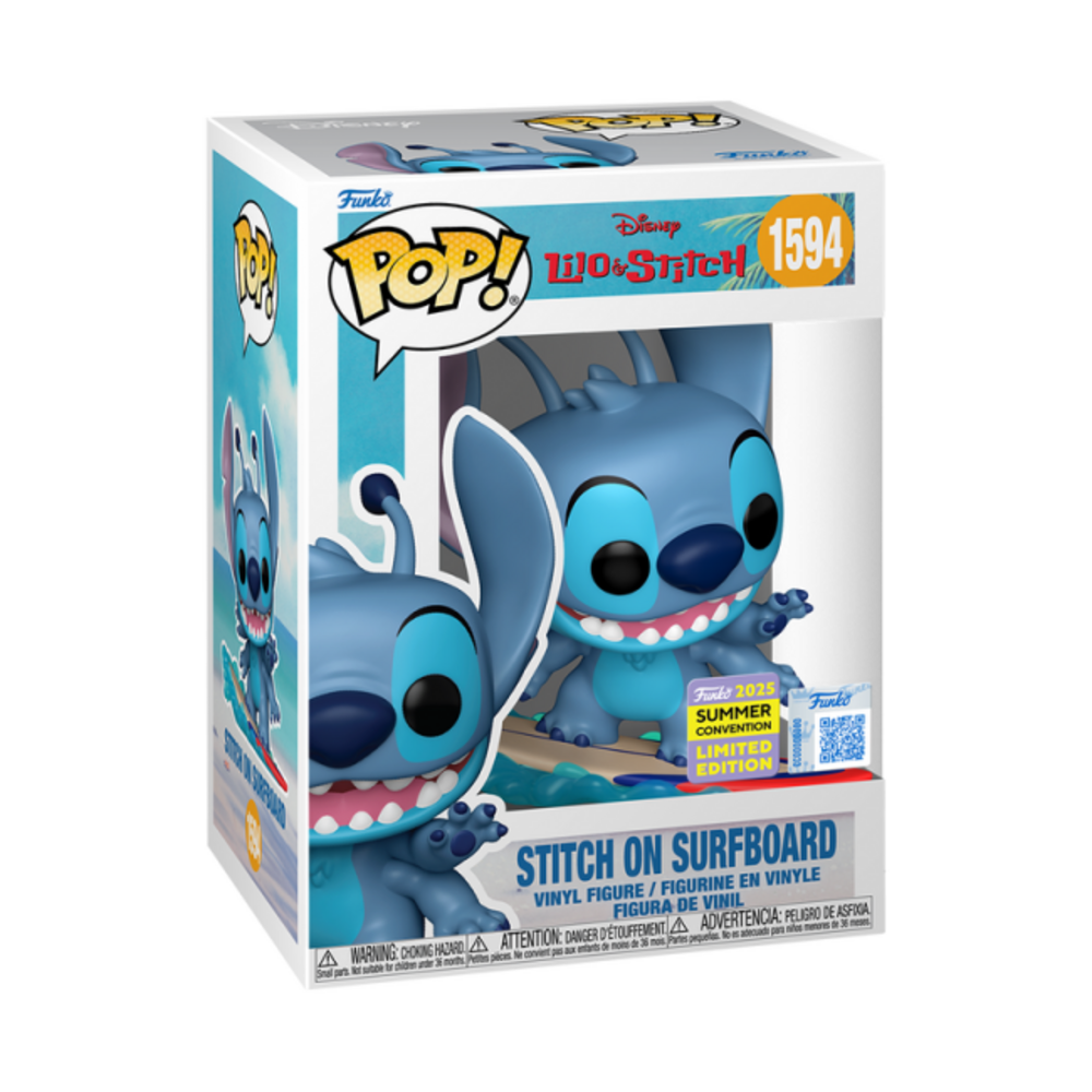 Funko Lilo & Stitch POP! Vinyl Figure Stitch on Surfboard Exclusive Edition #1594