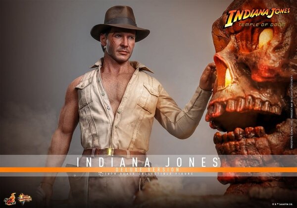 Hot Toys Indiana Jones and the Temple of Doom Action Figure 1/6 Indiana Jones (Deluxe Version) 30 cm Hot Toys Indiana Jones and the Temple of Doom Action Figure 1/6 Indiana Jones (Deluxe Version) 30 cm