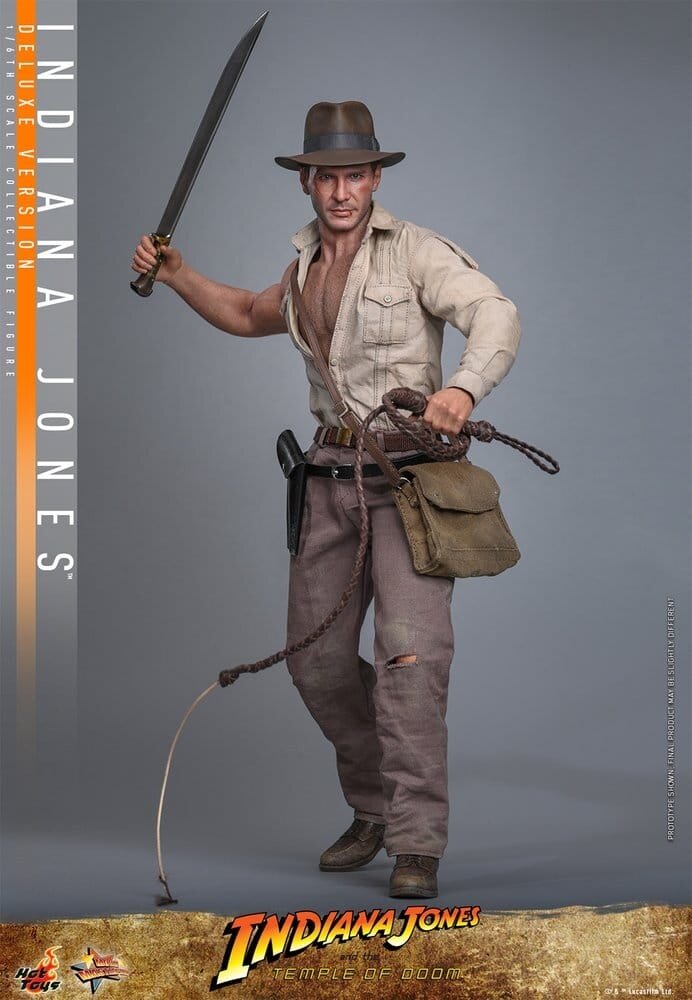 Hot Toys Indiana Jones and the Temple of Doom Action Figure 1/6 Indiana Jones (Deluxe Version) 30 cm Hot Toys Indiana Jones and the Temple of Doom Action Figure 1/6 Indiana Jones (Deluxe Version) 30 cm