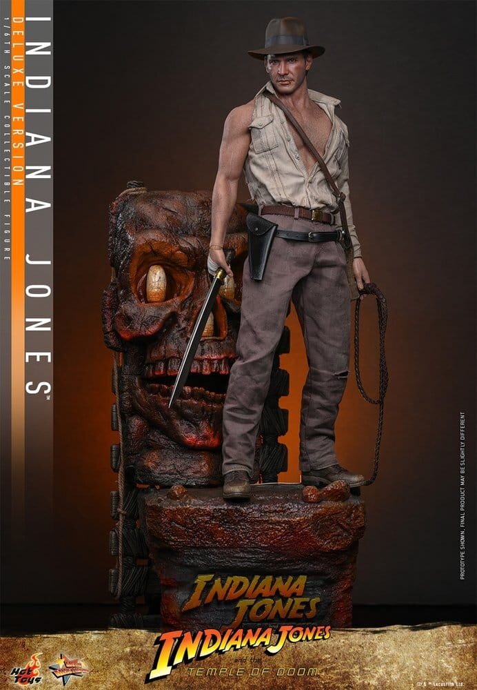 Hot Toys Indiana Jones and the Temple of Doom Action Figure 1/6 Indiana Jones (Deluxe Version) 30 cm Hot Toys Indiana Jones and the Temple of Doom Action Figure 1/6 Indiana Jones (Deluxe Version) 30 cm