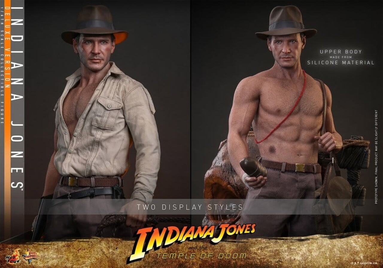 Hot Toys Indiana Jones and the Temple of Doom Action Figure 1/6 Indiana Jones (Deluxe Version) 30 cm Hot Toys Indiana Jones and the Temple of Doom Action Figure 1/6 Indiana Jones (Deluxe Version) 30 cm