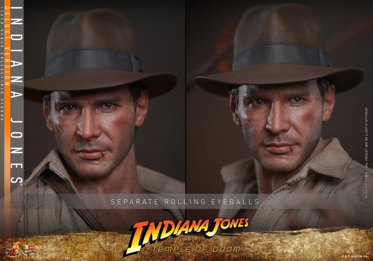 Hot Toys Indiana Jones and the Temple of Doom Action Figure 1/6 Indiana Jones (Deluxe Version) 30 cm Hot Toys Indiana Jones and the Temple of Doom Action Figure 1/6 Indiana Jones (Deluxe Version) 30 cm