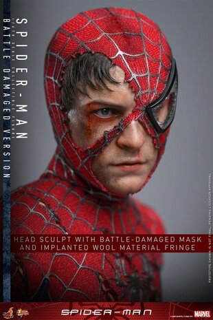 Hot Toys Spider-Man Action Figure 1/6 Spider-Man (Battle Damaged Version) 30 cm Hot Toys Spider-Man Action Figure 1/6 Spider-Man (Battle Damaged Version) 30 cm