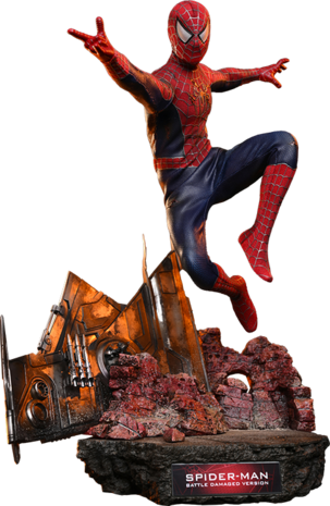 Hot Toys Spider-Man Action Figure 1/6 Spider-Man (Battle Damaged Version) 30 cm Hot Toys Spider-Man Action Figure 1/6 Spider-Man (Battle Damaged Version) 30 cm