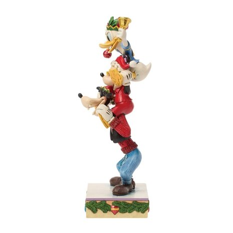 Disney Traditions Mickey, Donald & Goofy A Holiday Pile Up
