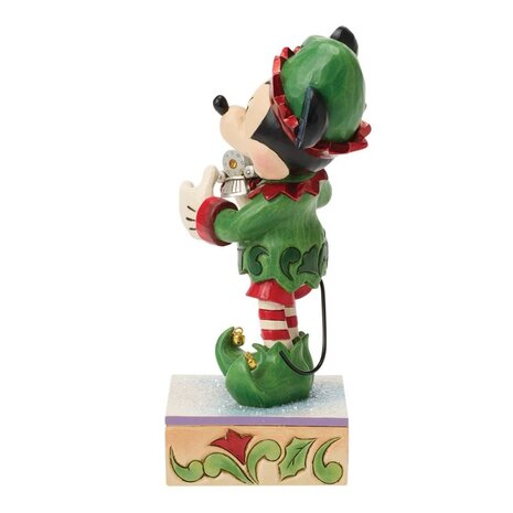 Disney Traditions Mickey Mouse Elf on Track