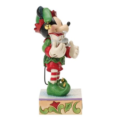 Disney Traditions Mickey Mouse Elf on Track