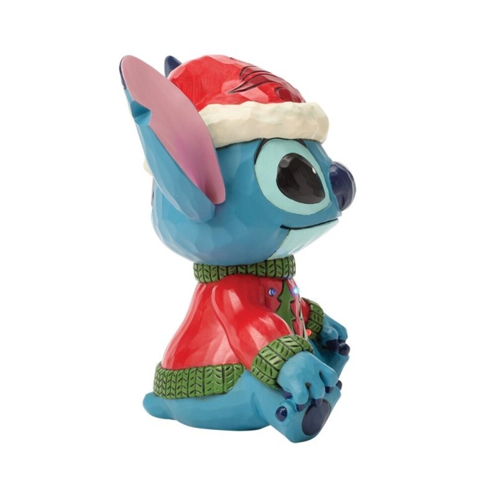Disney Traditions Stitch Feeling Jolly and a Little Naughty LED