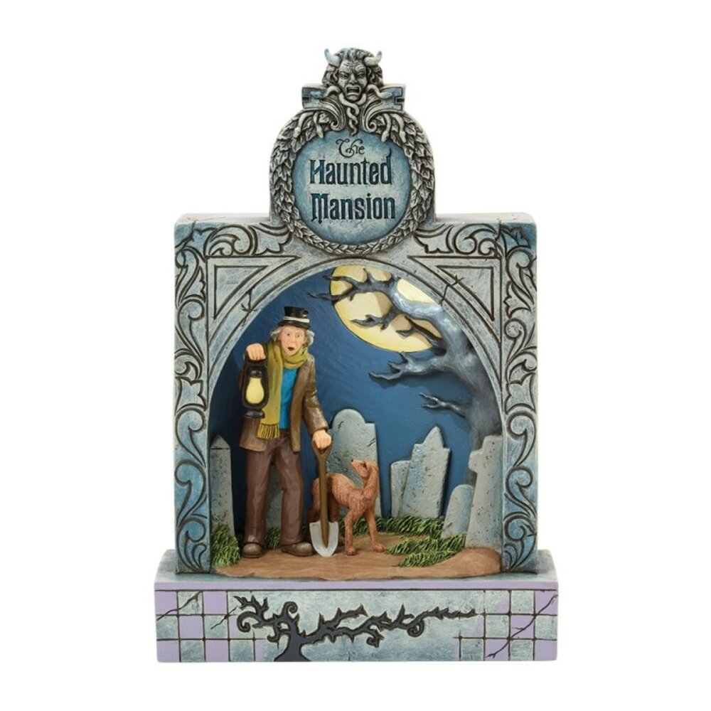 Disney Traditions Haunted Mansion Ghostly Graveyard Guardian LED 26 cm