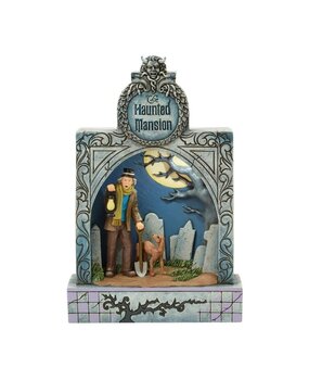 Disney Traditions Haunted Mansion Ghostly Graveyard Guardian LED 26 cm