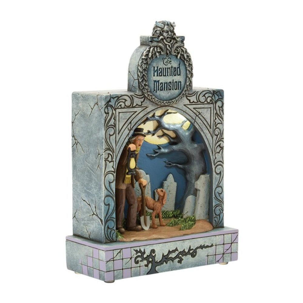 Disney Traditions Haunted Mansion Ghostly Graveyard Guardian LED 26 cm