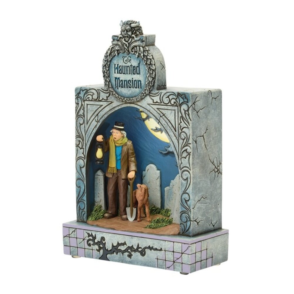 Disney Traditions Haunted Mansion Ghostly Graveyard Guardian LED 26 cm
