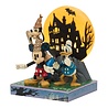 Disney Traditions Mickey, Goofy & Donald Look Out Ghosts 23 cm
