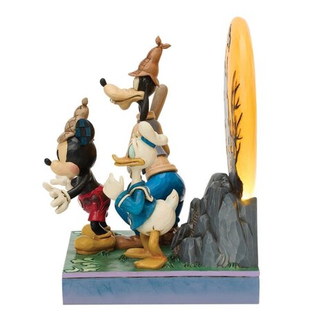 Disney Traditions Mickey, Goofy & Donald Look Out Ghosts 23 cm