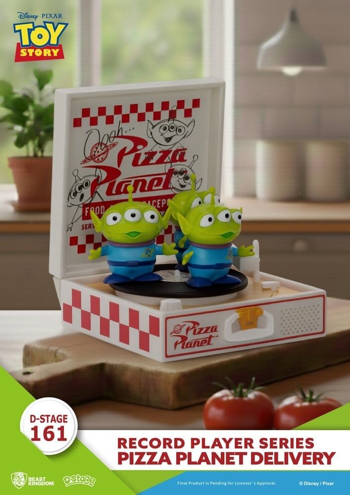 Beast Kingdom Toy Story Record Player Series PVC Diorama Pizza Planet Delivery 12 cm Beast Kingdom Toy Story Record Player Series PVC Diorama Pizza Planet Delivery 12 cm