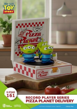 Beast Kingdom Toy Story Record Player Series PVC Diorama Pizza Planet Delivery 12 cm Beast Kingdom Toy Story Record Player Series PVC Diorama Pizza Planet Delivery 12 cm