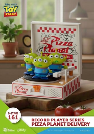 Beast Kingdom Toy Story Record Player Series PVC Diorama Pizza Planet Delivery 12 cm Beast Kingdom Toy Story Record Player Series PVC Diorama Pizza Planet Delivery 12 cm