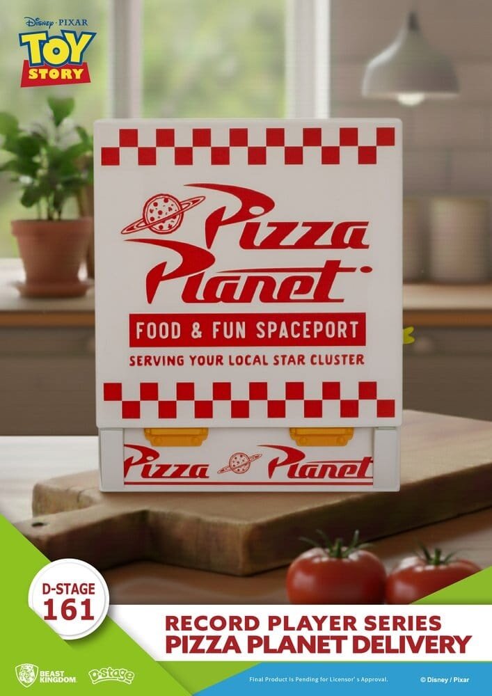 Beast Kingdom Toy Story Record Player Series PVC Diorama Pizza Planet Delivery 12 cm Beast Kingdom Toy Story Record Player Series PVC Diorama Pizza Planet Delivery 12 cm