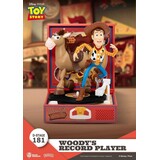 Beast Kingdom Toy Story Record Player Series PVC Diorama Woody's Record Player 13 cm