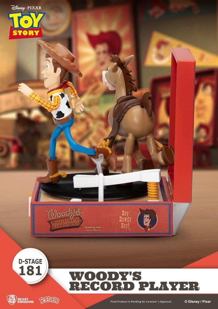 Beast Kingdom Toy Story Record Player Series PVC Diorama Woody's Record Player 13 cm Beast Kingdom Toy Story Record Player Series PVC Diorama Woody's Record Player 13 cm