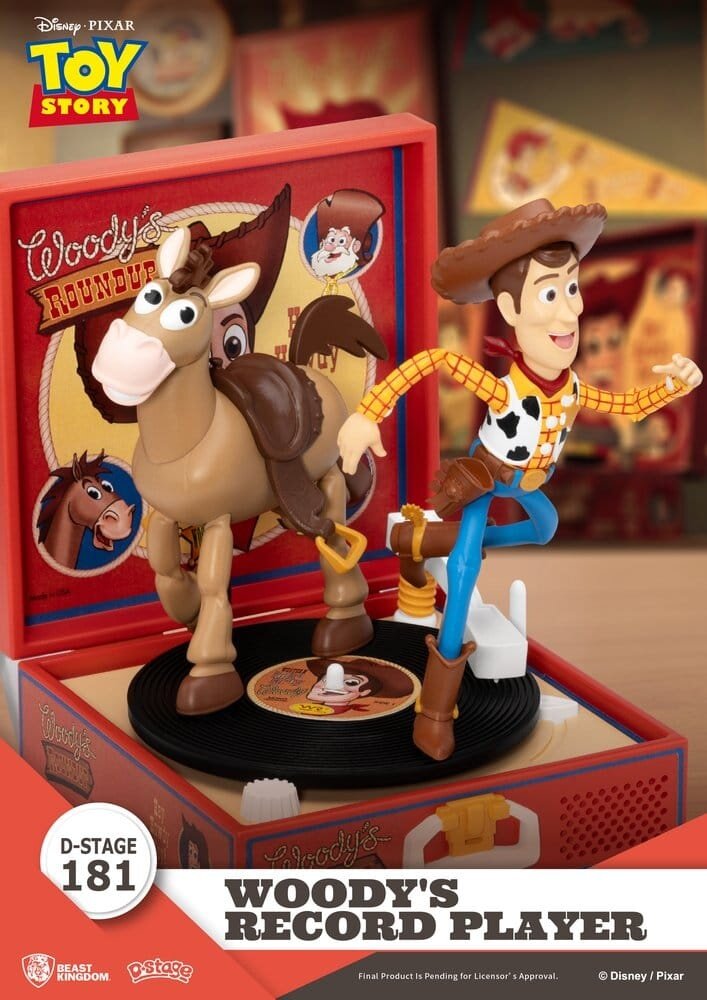 Beast Kingdom Toy Story Record Player Series PVC Diorama Woody's Record Player 13 cm Beast Kingdom Toy Story Record Player Series PVC Diorama Woody's Record Player 13 cm