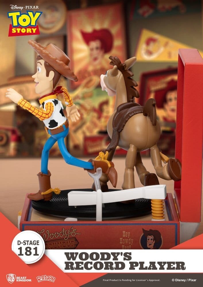 Beast Kingdom Toy Story Record Player Series PVC Diorama Woody's Record Player 13 cm Beast Kingdom Toy Story Record Player Series PVC Diorama Woody's Record Player 13 cm