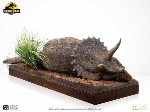 Elite Creature Collectibles Jurassic Park Maquette 1/8 Sick Triceratops 96 cm