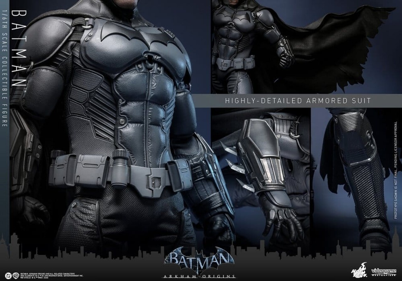 Hot Toys Batman Arkham Origins Action Figure 1/6 Batman 33 cm Hot Toys Batman Arkham Origins Action Figure 1/6 Batman 33 cm