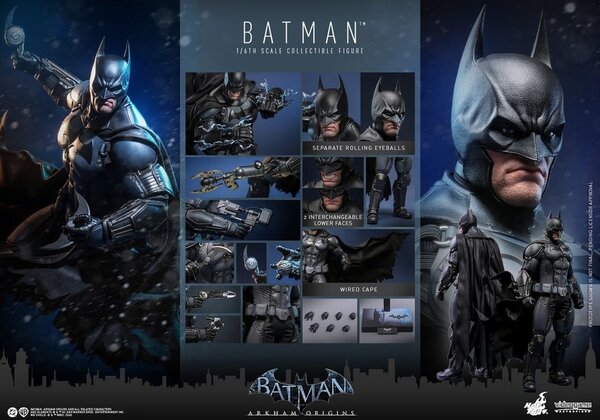 Hot Toys Batman Arkham Origins Action Figure 1/6 Batman 33 cm Hot Toys Batman Arkham Origins Action Figure 1/6 Batman 33 cm