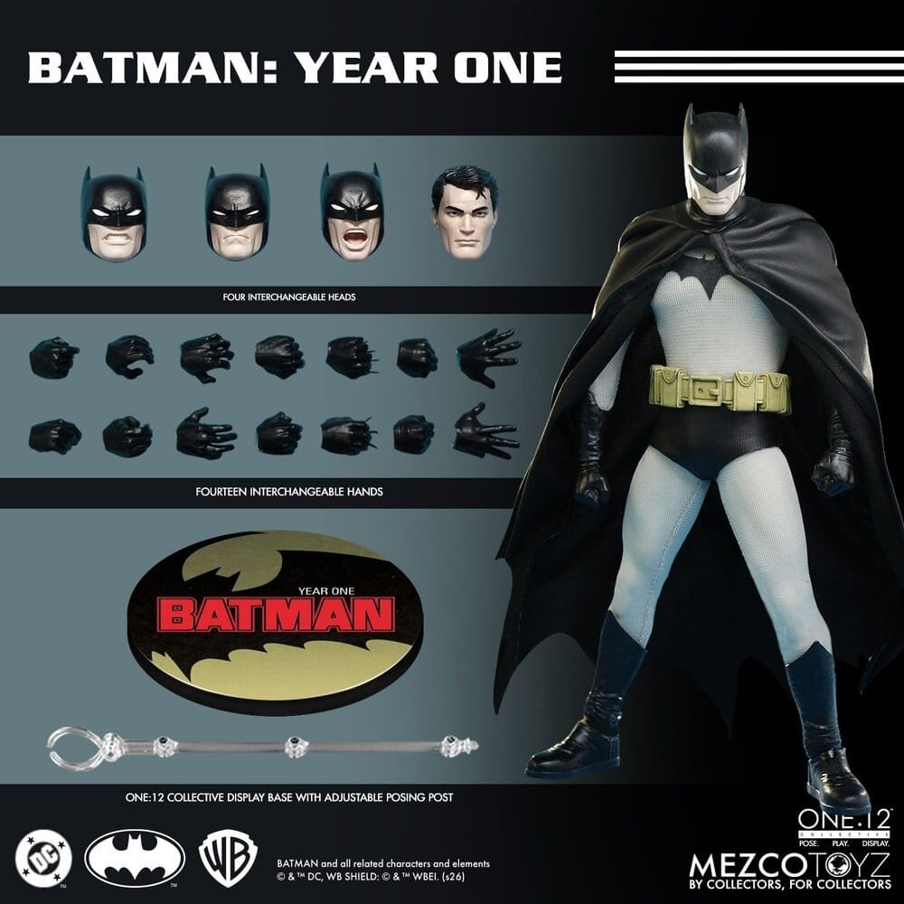 Mezco Toyz DC Comics Action Figure 1/12 Batman: Year One 17 cm Mezco Toyz DC Comics Action Figure 1/12 Batman: Year One 17 cm