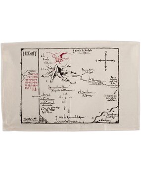 Weta Workshop The Hobbit Thorins Map Tea Towel
