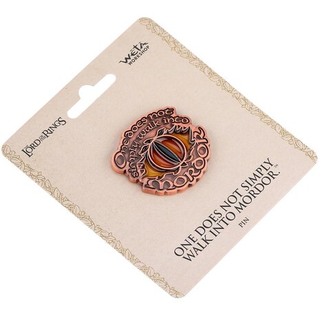 Weta Workshop Lord of the Rings One Does Not Simply Walk Into Mordor Pin