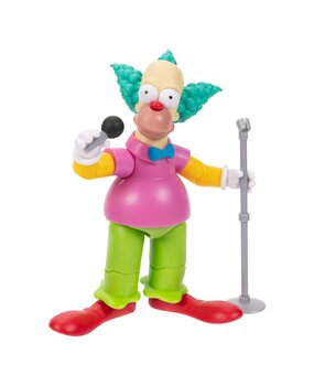Jakks Pacific The Simpsons Action Figure Krusty with Microphone 13 cm