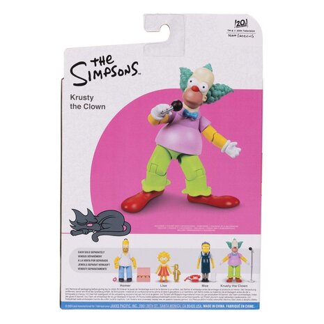 Jakks Pacific The Simpsons Action Figure Krusty with Microphone 13 cm