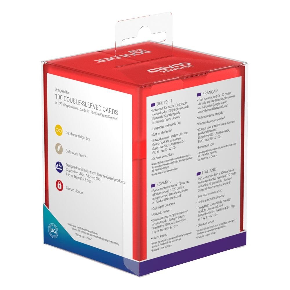 Ultimate Guard Boulder Deck Box 100+ Ruby Ultimate Guard Boulder Deck Box 100+ Ruby