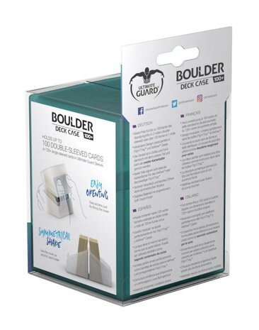 Ultimate Guard Boulder Deck Box 100+ Malachite Ultimate Guard Boulder Deck Box 100+ Malachite